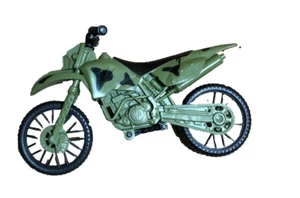 Chap Mei Soldier Force Green Camo Plastic Motorcycle Toy ** - Picture 1 of 7