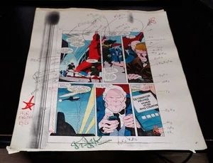 NEW GUARDIANS 9 SEITEN 16 FARBFÜHRER - ORIGINAL ART - JOE STATON - Bild 1 von 1