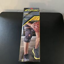 3M FUTURO Knee Hinged Brace 48579 Black Firm Support Adjustable Size NEW
