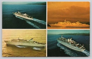 Norwegian Caribbean Lines Kreuzfahrtschiff Schiffe Bahamas Golf von Mexiko Postkarte - Bild 1 von 2