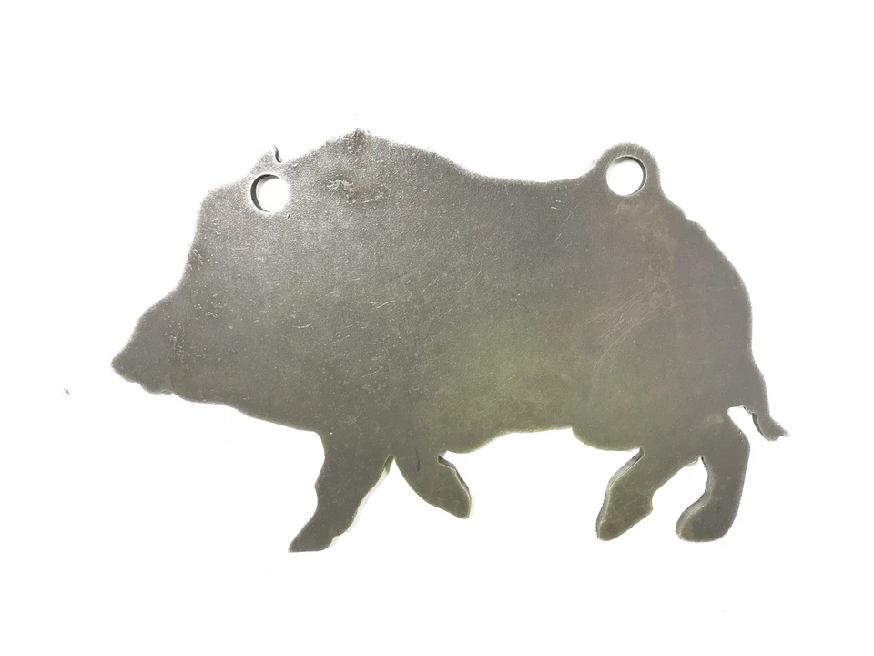 HMF TARGETS AR500 Wild Hog Boar Pig Silhouette Steel Target Gong 12”X 8”X 1/2”