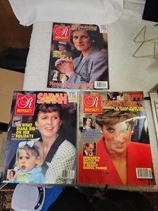 3 Royalty Monthly Princess diana UK Magazine sept august july 1991 - Picture 1 of 5