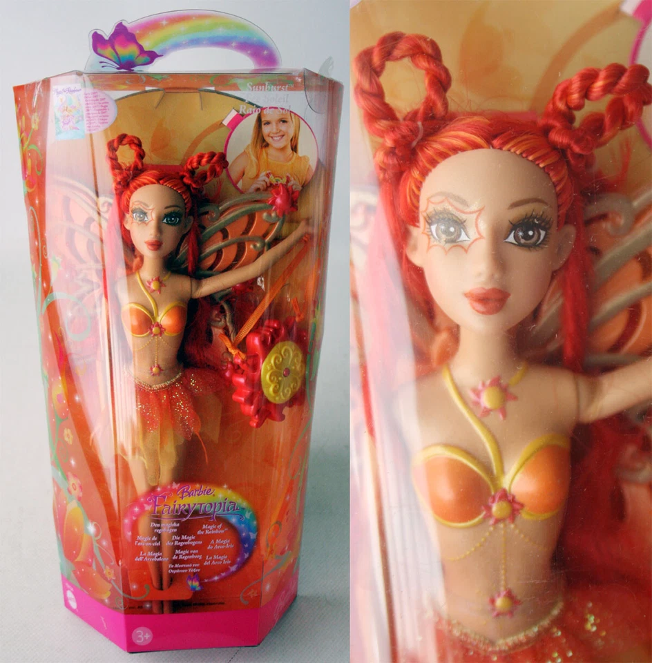 Sunburst Magic of The Rainbow Barbie Fairytopia Doll 2006 Mattel K8134 NRFB