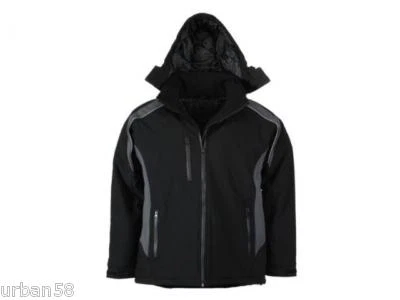 LEIKATEX Softshell-Jacke Softshelljacke Kapuze Membrane Winterjacke Outdoor Gr.S - XXXL