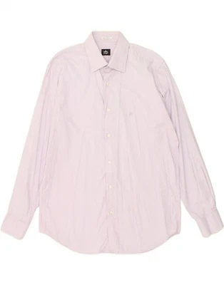 ROCCOBAROCCO Mens Shirt Size 15 3/4 40 Medium Pink Cotton BQ08 - Image 1 of 4