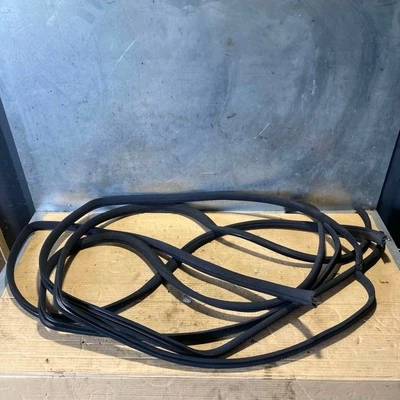 Juego de 4 molduras de goma para alféizar de puerta interior Mercedes-Benz W202 sedán negro Foto 1 de 4