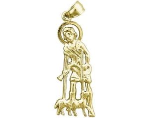 Colgante San Lázaro Oro 14K 30MM - Imagen 1 de 6