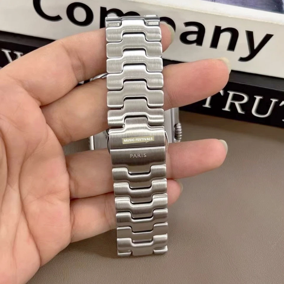 Pulseira de relógio para Apple Watch Hermes estilo cetim Grand H Series Ultra 1/2/3 49mm - Imagem 1 de 4