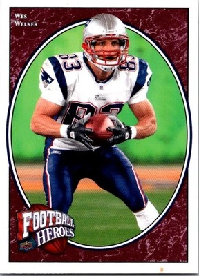 2008 Upper Deck Heroes Wes Welker  94 New England Patriots - Image 1 of 2