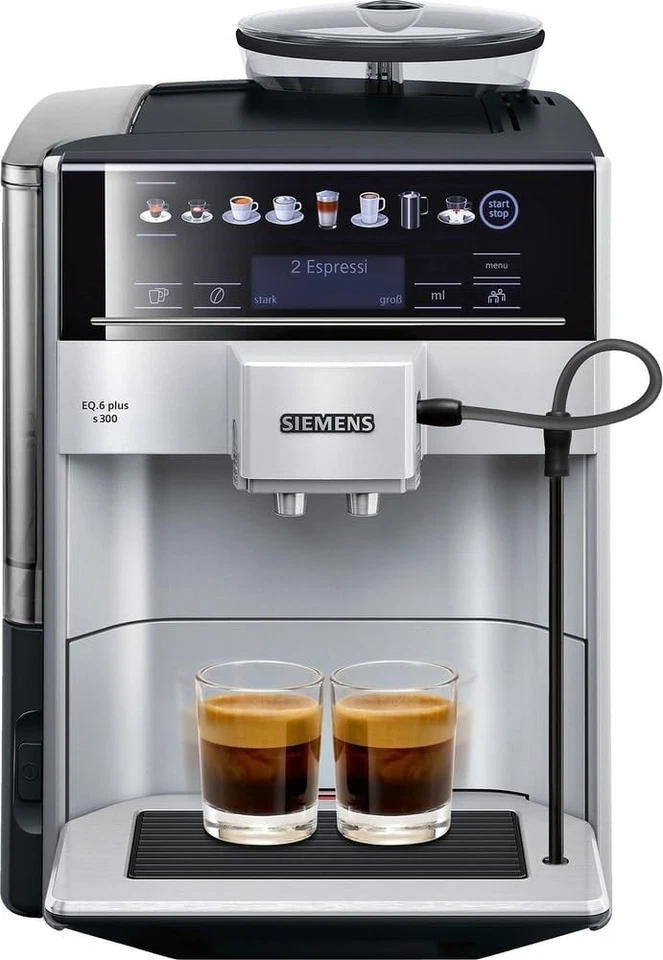 Siemens EQ.6 Plus S300 Kaffeevollautomat Silber TE653501DE NEU - Bild 1 von 1