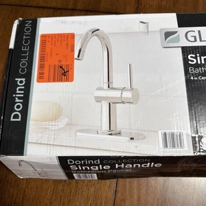 Rubinetto bagno Glacier Bay Dorind Collection 1 maniglia cromato 4 pollici centro - Foto 1 di 3