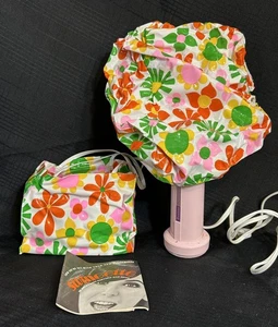 Asciugacapelli vintage retrò/floreale Ronson Swingette in borsa FUNZIONANTE - Foto 1 di 13
