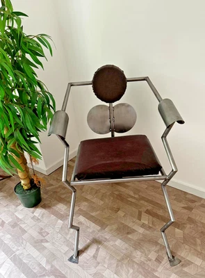 Stuhl - Sessel - Arthur Spinder Art - Metall - UNIKAT !!! - Bild 1 von 4