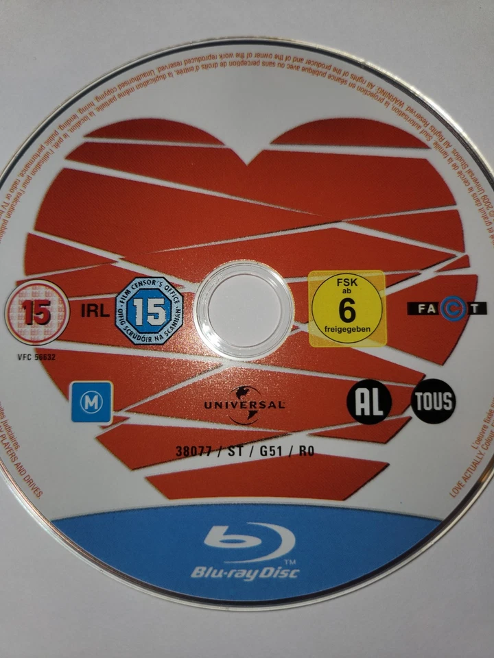 Love Actually (Blu-ray, 2003) - DISC ONLY - image 1 of 1