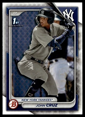 2024 Bowman Prospects John Cruz #BP-77 TS1 - Image 1 of 2