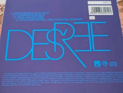 Des'ree Why should I love you? 1992 CD Single Double Digipak 4 Tracks Limited Ed - Bild 1 von 4