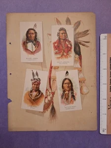 1888 Allen & Ginter N2 AMERICAN INDIANS album page Sitting Bull - Picture 1 of 2