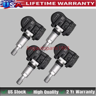 Juego de (4) sensores de presión de neumáticos TPMS 42753-TX4-A51 aptos para Acura MDX RDX RLX Foto 1 de 4