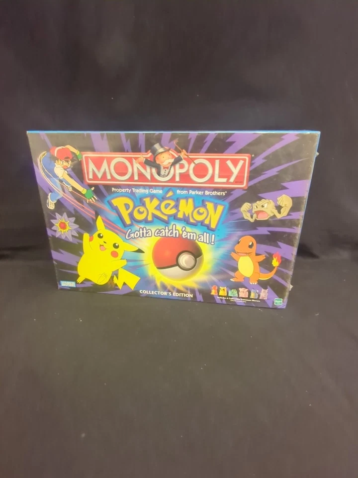 NUEVO Pokemon Edición Coleccionista Monopoly Juego de Mesa 1999 SELLADO DE FÁBRICA Foto 1 de 4