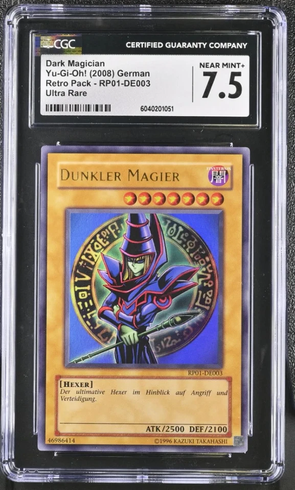Yu-Gi-Oh Dark Magician 2008 German Retro Pack RP01-DE003 Ultra Rare CGC 7.5 - Bild 1 von 1