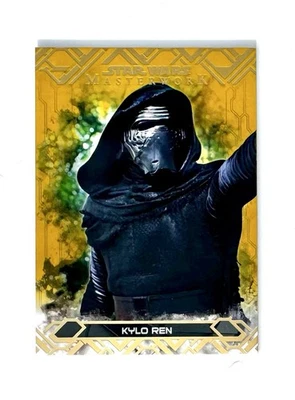 2017 Topps Star Wars Masterwork Kylo Ren #66 Gold  17/25 - Image 1 of 2
