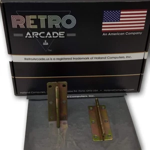 Arcade Game / pinball Cabinet Hinge 10 cm 4 inch for 1/2 inch board or melamine - Picture 1 of 2
