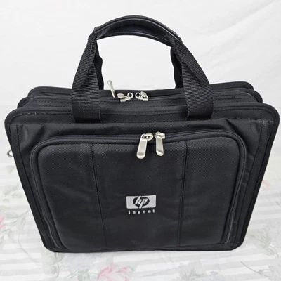 惠普 Invent 黑色笔记本电脑公文包 邮差包 商务旅行收纳袋 — 第 1/4 张图片