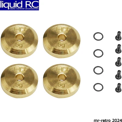 Hot Racing SXTF2604H +4mm Steel Axles BRASS WEIGHT scx 24 - Image 1 of 4