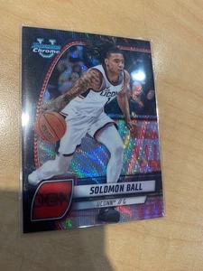 2024-25 Bowman U Cromo Negro Onda Refractor Solomon Ball - UCONN Huskies - Imagen 1 de 1