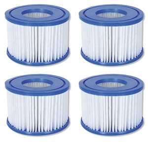 Bestway SaluSpa Hot Tub Filter Pump Type VI Replacement Cartridges (4 Pack) - Picture 1 of 7