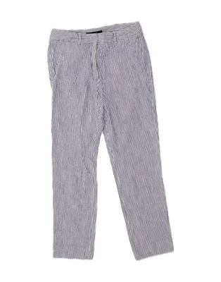 Pantalón chino ajustado de fin de semana MAX MARA para mujer W26 L25 azul a rayas BW10 Foto 1 de 4