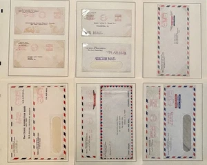 Puerto Rico - Large Early Meter Mail Collection Covers and cuts 1939-72 on pages - Picture 1 of 21