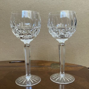 Vintage Waterford Crystal Kylemore Hock Wine Goblet Glass Balloon Irish Signed 2 - Picture 1 of 5