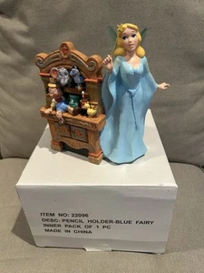 DISNEY - Vintage Pinocchio Fairy Pencil Holder Figurine - Picture 1 of 10