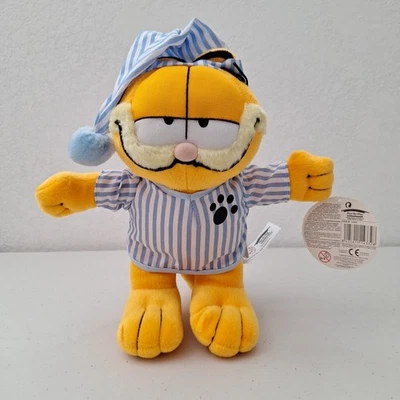 NWT Vintage Garfield in Pajamas Plush Stuffed Animal Toy Bedtime Sleep Night - Image 1 of 4