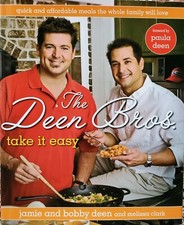 The Deen Bros. Take It Easy Cookbook, James and Bobby Deen (Signed)