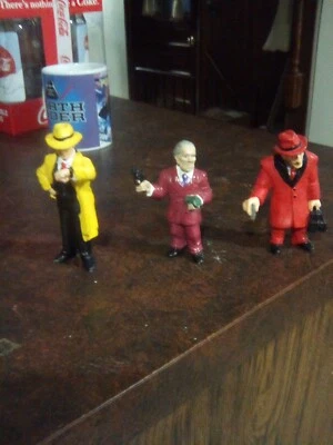DE COLECCIÓN DISNEY - LOTE DE 3 FIGURAS DICK TRACY Foto 1 de 4