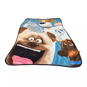 The Secret Life Of Pets Plush Soft Throw Blanket Lovey Illumination 60”x47” VHTF - Picture 1 of 9