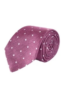 Corbata de lunares de seda DUCHAM - Imagen 1 de 3