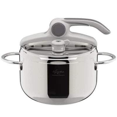 Lagostina Pentola a pressione 5 LT 22 cm Deliziosa LagoEasyup acciaio - Rotex - Immagine 1 di 4