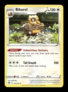 Juego de cartas coleccionables Pokémon - Bibarel - 121/172 - Mazo exclusivo - Casi como nuevo - Imagen 1 de 2