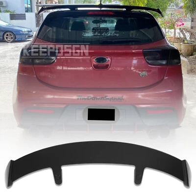 For Kia Rio Hatchback 2000-2024 132cm Rear Wing Spoiler Roof Spoiler Matte Black - Image 1 of 4