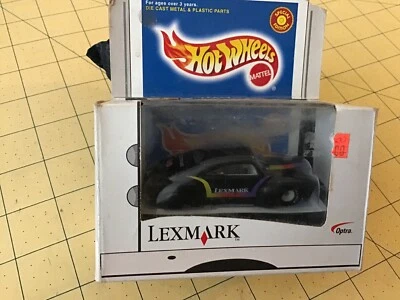 Hot Wheels LEXMARK Tail Dragger BLACK  w/RR REAL RUBBER tires - Image 1 of 4