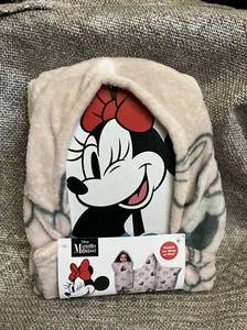 NEW Disney Minnie Mouse Kids Hooded Poncho Throw Official Licensed - Picture 1 of 4
