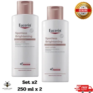 BODY LOTION Eucerin SPOTLESS BRIGHTENING SKIN TONE PERFECTING 250ML x 2 Moisture - Picture 1 of 6