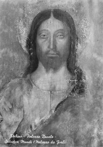 25-26D) CARTOLINA URBINO PALAZZO DUCALE SALVATOR MUNDI MELAZZO DA FORLI' - Picture 1 of 2