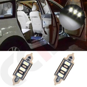 2PC 5730-3-SMD Festoon Interior LED Light Bulb Super White 39mm Dome Trunk Lamp - Picture 1 of 10