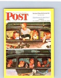 TRADING CARDS 1983 COMIC IMAGES NORMAN ROCKWELL #38 "THE OUTING"  NO620 - Picture 1 of 2