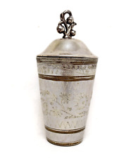 Hand Crafted Silver Plate Lidded Cup from Eary 1900s