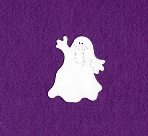 GHOST HAPPY Halloween die cuts scrapbook cards - Picture 1 of 1